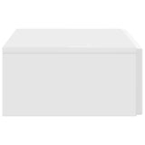 Wall-Mounted Side Table High Gloss White 87.5 x 34.5 x 17 cm 898499