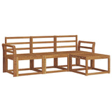 Outdoor Sofa Set 4 pcs Natural 3366217