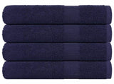 Bath Towels "FROGN" 4 pcs Navy Blue 100x150 cm 360 gsm 136789