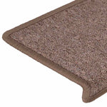 ZNTS Stair Mats 30 pcs 65x21x4 cm Brown 3365776