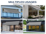 118.1"D x 47.2"W x"H Retractable Awning Grey 34819302