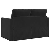 Folding Sofa Bed Black 122 x 70 x 60 cm Velvet 42030481