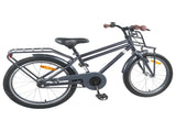 Kids Bike 22 Inches for 7-12 Years Old Dark Grey 42009294