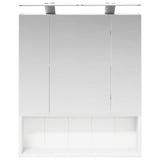 Bathroom Mirror Cabinet White 60 x 14.5 x 70 cm Engineered wood 889191