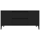 TV Cabinet Black 102x44.5x50 cm Engineered Wood 819605