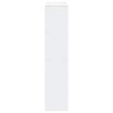 Room Divider Bookcase 4-Tier White 131,5x29x131,5 cm Engineered Wood 857967