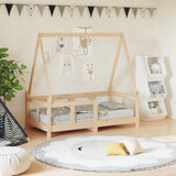 Kids Bed Frame 70x140 cm Solid Wood Pine 834456