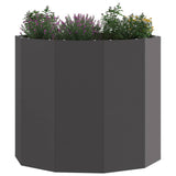 Planter Black 60 x 60 x 50 cm Steel 883759