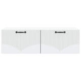 Wall-Mounted TV Cabinet White 98 x 41 x 30 cm Engineered Wood 899035
