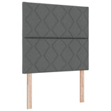 ZNTS Bed Frame Dark grey Engineered wood 90 x 190 cm 3344768