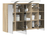 Bathroom Mirror Cabinet Sonoma Oak 63.5 x 16 x 62.5 cm 889161