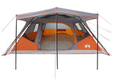 Family Tent with Roof Grey and Orange 305 x 275 x 190 cm 42028709