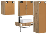 Bathroom Furniture Set 5 pcs Artisan Oak 3407286