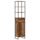 Bathroom Cabinet Old Wood 40 x 30 x 180 cm Engineered Wood 886496
