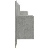 Bed Headboard with Cabinets Concrete Grey Engineered Wood 3115767