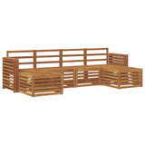 Sofa Sets 6 pcs Natural Solid Acacia Wood 3375254