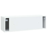 Wall-Mounted TV Cabinet White 98 x 31 x 30 cm Engineered Wood 899065