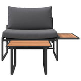 Garden Sofa Set 2 pcs Anthracite Steel 42004140