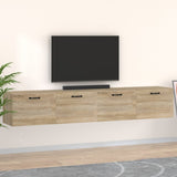 Wall Cabinets 2 pcs Sonoma Oak 100x36.5x35 cm Engineered Wood 3115670