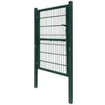 ZNTS 2D Fence Gate Green 106 x 210 cm 141751