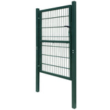 ZNTS 2D Fence Gate Green 106 x 210 cm 141751