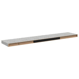 326606 Floating Wall Shelf Concrete Grey 120x23,5x3,8 cm MDF