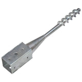 Ground Spikes 6 pcs Silver 7x7x56 cm Galvanised Steel 145436
