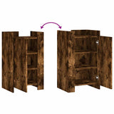 Sideboard Smoked Oak 45x35x75 cm Engineered Wood 848399