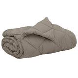 Summer Duvet Light Grey 240 x 260 cm Microfiber 42025511