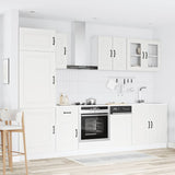 8 Piece Kitchen Cabinet Set Kalmar White Engineered Wood 3314791