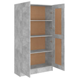 Book Cabinet Concrete Grey 82.5x30.5x150 cm Engineered Wood 802727