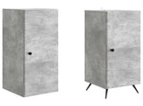 Cabinet Set 2 pcs Concrete Grey Engineered Wood 3416874