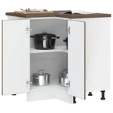 Kitchen Corner Base Cabinet Lucca Smoked Oak Engineered Wood 853752