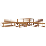 Outdoor Sofa Set Natural Solid Acacia Wood 3368147