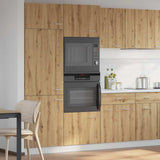 Microwave Cabinet Lyon Artisan Oak 60x57x207 cm Engineered Wood 856129