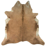 Real Cow Hide Rug Brown and White 150x170 cm 284344