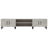 TV Cabinet Concrete Grey 180x31.5x40 cm Engineered Wood 816268