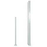 Patio Retractable Side Awning 160x300 cm Cream 317881