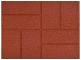 Stepping Stone 6 pcs Red 40.5 x 40.5 x 2 cm Rubber 42030073