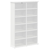CD Cabinet 2 pcs White 60 x 17 x 92 cm Engineered Wood 8012731