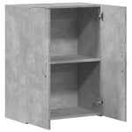 ZNTS File Cabinet Concrete Grey 60x32x77.5 cm Engineered Wood 840768