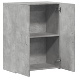 File Cabinet Concrete Grey 60x32x77.5 cm Engineered Wood 840768