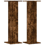 Plant Stands 2 pcs Smoked Oak 30x30x95 cm Engineered Wood 3307877