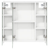 Bathroom Mirror Cabinet White 63.5 x 15.5 x 60.5 cm 889247