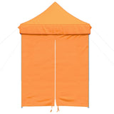 Foldable Party Tent Pop-Up with 4 Sidewalls Orange 4005001