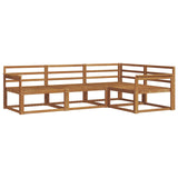 Outdoor Sofa Set 4 pcs Natural Solid Acacia Wood 3367497
