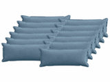 Cushion Cover 12 pcs HOUTEN Blue 40 x 80 cm Corduroy 918183