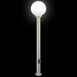 Bollard Lights with Outlet 3 pcs 120 cm Stainless Steel IP44 4006106