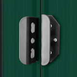 Garden Storage Shed Green Metal 257x205x178 cm 42910