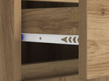 Sideboard Artisan Oak 60 x 35 x 70 cm Engineered Wood and Iron 881733